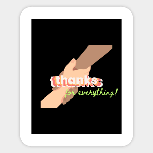 Thanks message Sticker